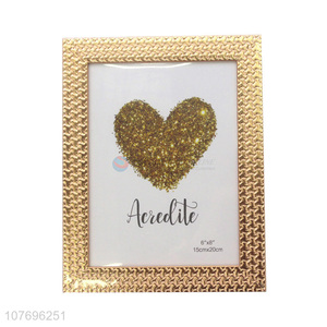 Hot products modern fancy rose gold plastic picture frame