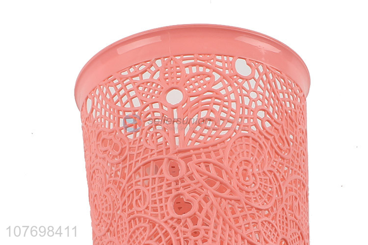 Hot Sale Colorful Plastic Wastepaper Basket Office Trash Can