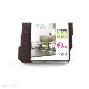 Promotional utility emery sponge scourer for kitchen tableware cleaning