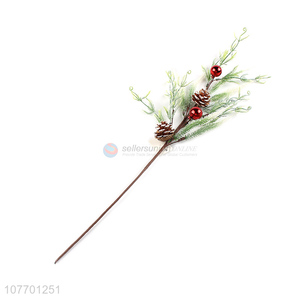 New arrival pinecone red berry Christmas picks Christmas decorations