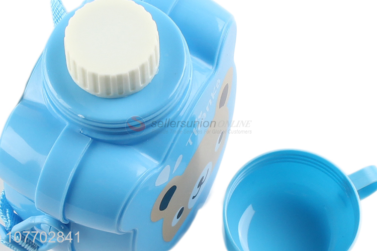 Children go to school outing outdoor portable water bottle with cup