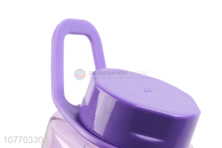 Preferred purple cartoon pattern bottle portable outdoor water cup