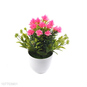 High-quality home furnishings cute small flowers fake flower potted plants