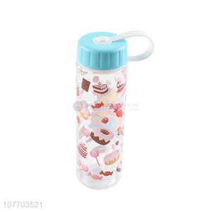 Wholesale blue cartoon water cup can carry water bottle