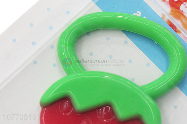 Hot product soft baby chew toy teether strawberry shape baby teether