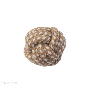 High quality pet toy plush twine ball pet chew interactive toy