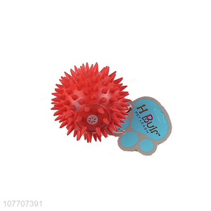 Popular pet non-toxic toy chew interactive toy bouncy spike