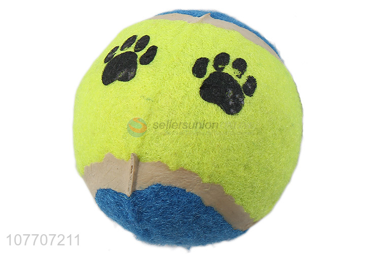 Wholesale pet toy ball flannel chew toy outdoor pet interactive toy