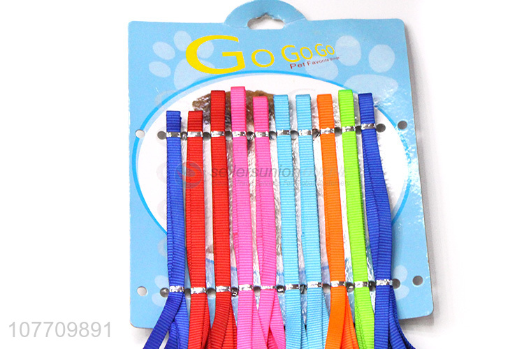 Wholesale cheap price colourful durable harness vest leash for pets