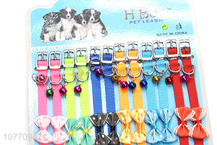 Premium heavy duty adjustable training cat pet dog collar