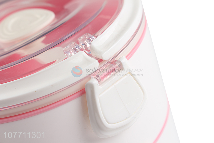 High quality 3-tier food grade bento box lunch box food container with spoon