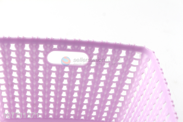 Hot selling household multi-purpose woven rattan plastic storage basket