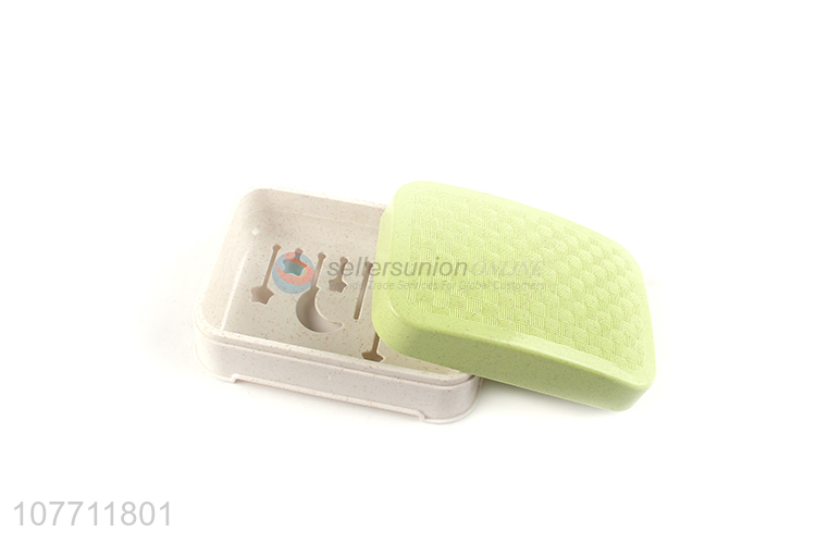 New product biodegradable wheat straw fiber soap box soap holder