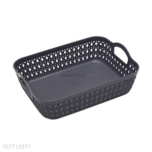 Hot Sale Plastic Storage Basket Desk Organizer Kitchen Storage Container