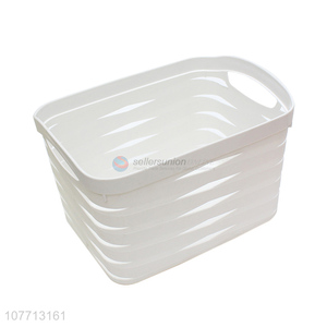 Latest Kitchen Food Storage Container Plastic Storage Basket With Handle