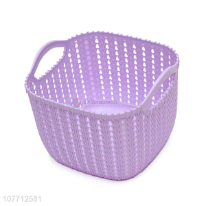 Custom Fashion Plastic Storage Basket For Desk Organizer