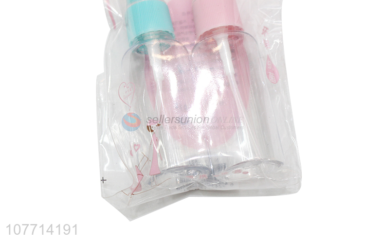 Good Quality 2 Pieces Plastic Spray Bottle Travel Empty Bottle Set