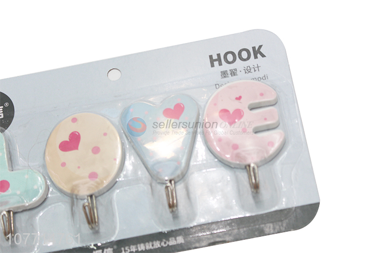 Lovely Design Family Sticky Hook Multipurpose Wall Hook