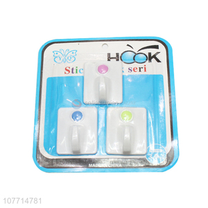 Good Price 3 Pieces Self-Adhesive Hook Fashion Sticky Hook