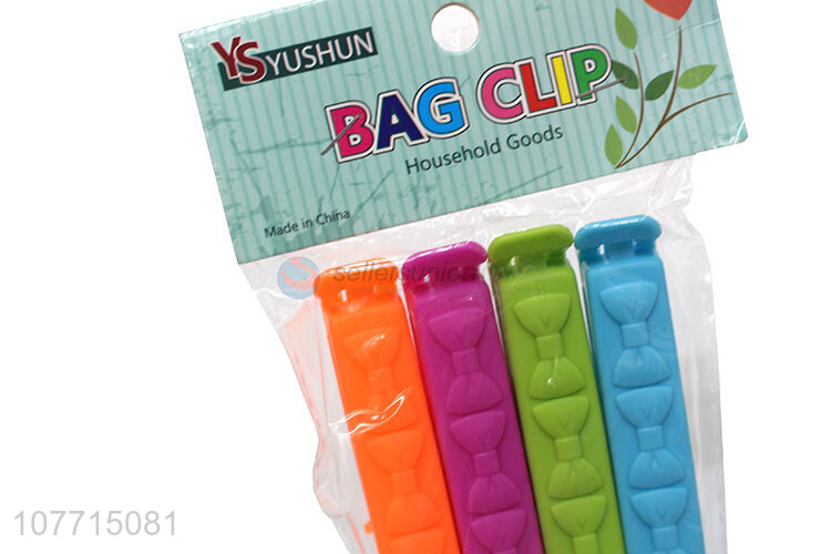 Top Quality Colorful Plastic Bag Clips Popular Sealing Clips Set