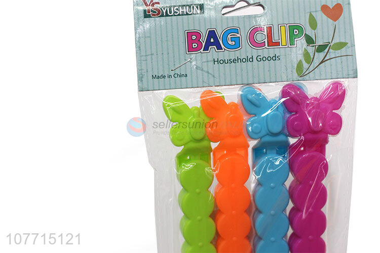 Cute Butterfly Design Plastic Bag Clips Colorful Sealing Clips Set