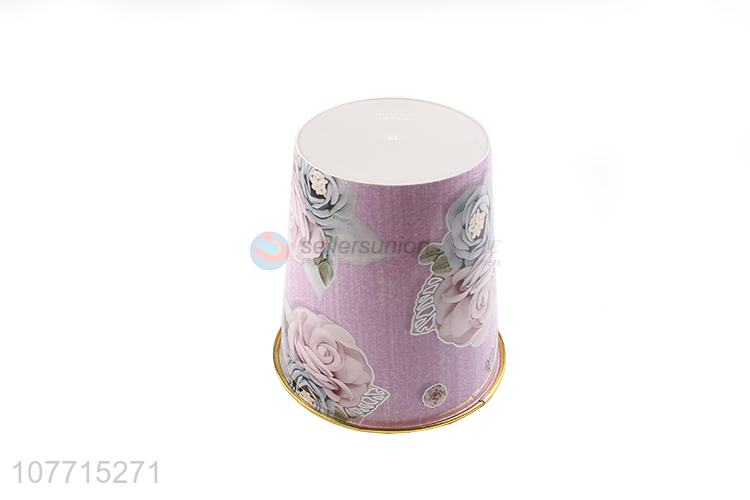 Top Quality Plastic Round Garbage Bin Trash Can Kitchen Dust Bin