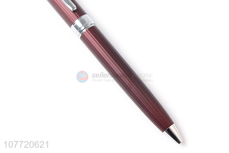 Hot sale office supplies business rotating metal ball-point pens