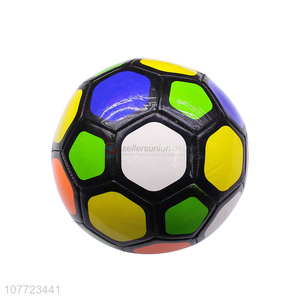 Unique design No. 5 ball color honeycomb laminated football