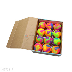 Hot sale popular flash elastic hedgehog ball glow flash ball