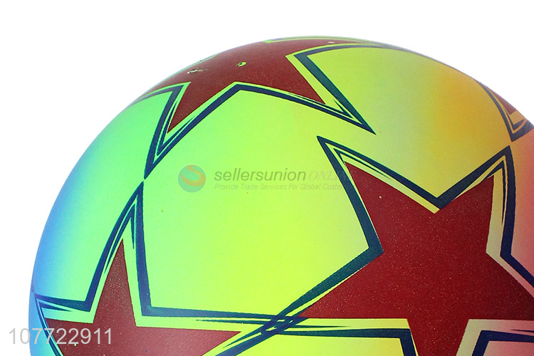 Low price thickened pvc material racket ball rainbow beach volleyball