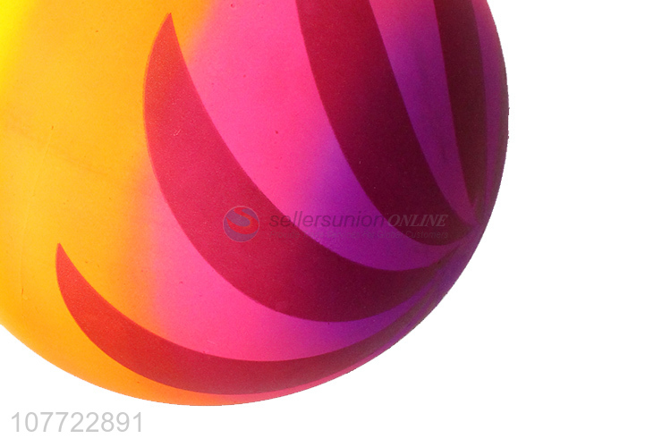 Rainbow Ball PVC Ball Inflatable Toy Ball Color Volleyball Beach Ball