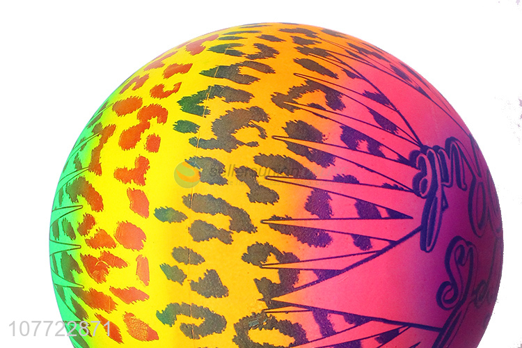 Children's inflatable rainbow ball PVC ball color pattern beach ball