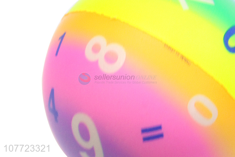 Environmental protection rainbow ball PVC ball children inflatable toy ball