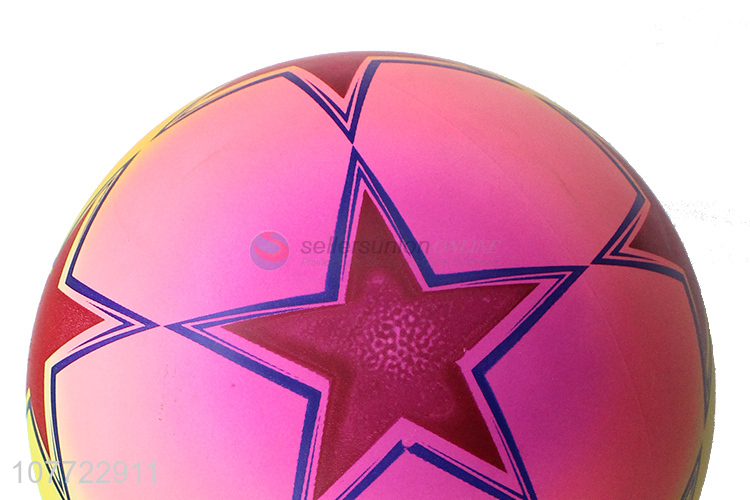 Low price thickened pvc material racket ball rainbow beach volleyball