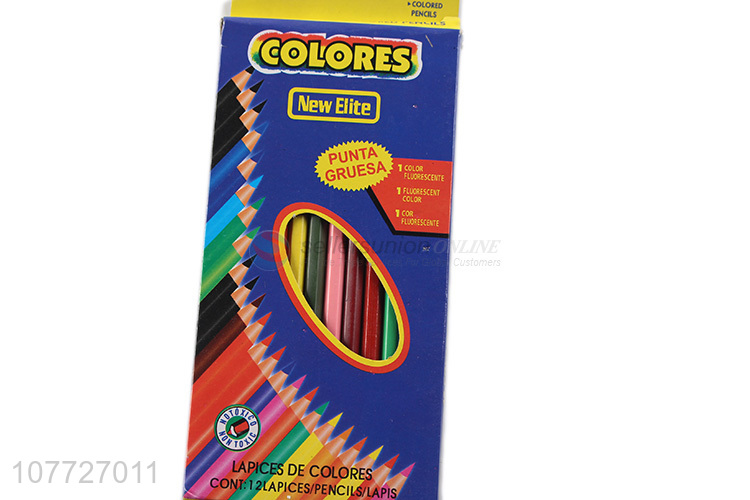 Good Price 12 Colors Pencils Drawing Pencil Set