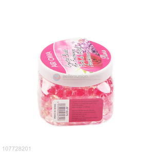 Hot selling solid crystal ball rose fragrance beads household air freshener