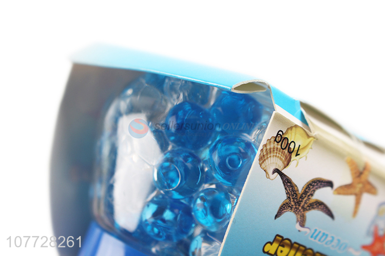 High quality blue hygienic deodorant family fresh crystal fragrance beads