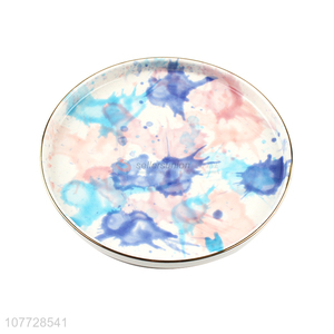 Wholesale smudge graffiti pattern household porcelain tableware dish