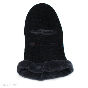 High quality men winter hat fleece lined hood balaclava for skiing and hiking