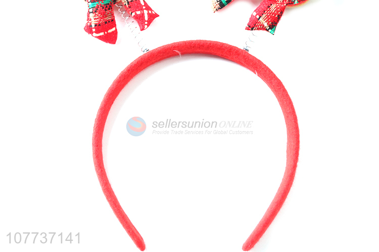 Hot sale winter christmas hairpin headband cute antler headwear