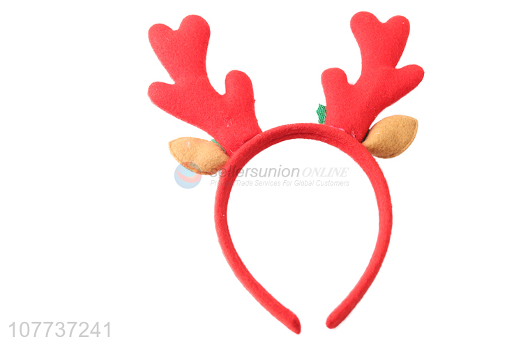 Cartoon Christmas Antlers Hair Hoop Party Dress Up Headdress Props