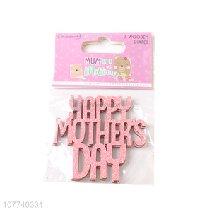 Wholesale Mother's Day Decoration Wall Pendant Wooden Art Letters