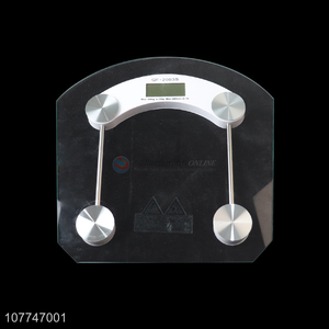 Most popular digital personal scale transparent glass bathroom scale