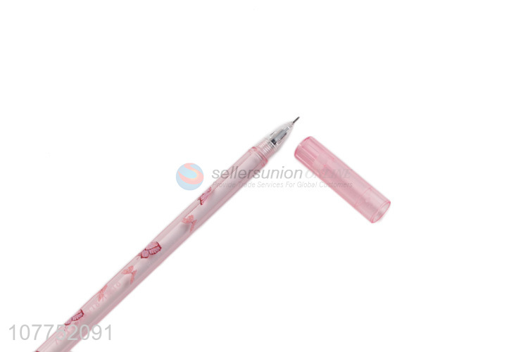 Factory price cartoon sequin plastic gel ink pen signature pen