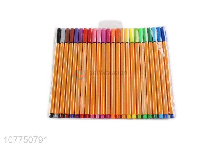 High quality 24 colors fine line markers permanent fine liner