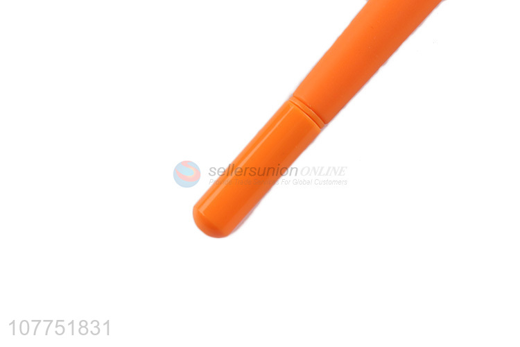 Hot sale creative carrot shape plastic gel ink pen for school office