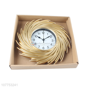 High quality spiral design craftsmanship quartz clock