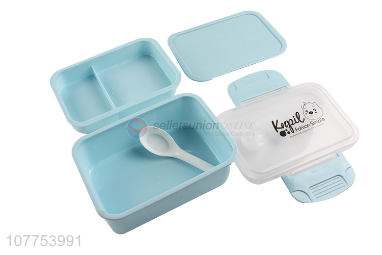 New Style Plastic Lunch Box Cheap Bento Box With Spoon