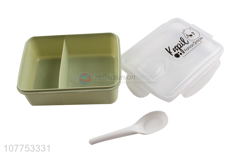 Best Quality 2 Compartment Lunch Box Plastic Bento Box