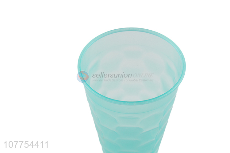 Popular Fashion Plastic Water Cup Colorful Juice Cup